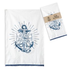 Ocean Journey Tea Towel Set - Pack of 4