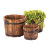 Apple Barrel Planters Trio