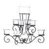 Elegant Scrollwork Candle Stand and Centerpiece Vase â€“ Perfect Home Decor Accent