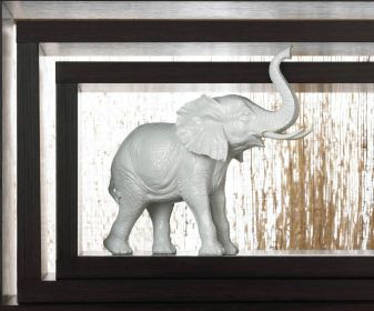 White Elephant Figurine