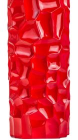 Textured Honeycomb Vase (Option: Red, 52")